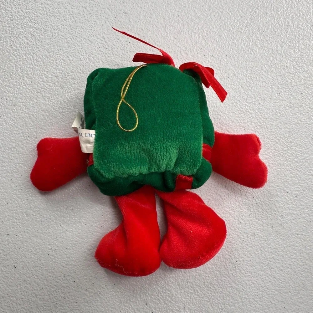 Vintage Dandee Christmas Plush Bear Ty Jingles Gift Set Ornament 5
